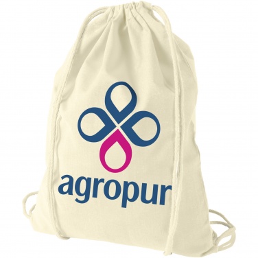 Logotrade Werbeartikel das Foto: Oregon 100 g/m² Premium Turnbeutel 5L