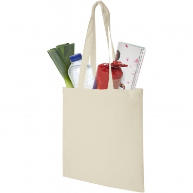 Logotrade Firmengeschenke das Foto: Madras 140 g/m² Baumwoll Tragetasche 7L