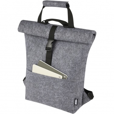 Logotrade Werbegeschenke das Foto: Felta Fahrradtasche aus GRS-recyceltem Filz 13 L