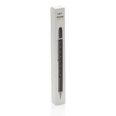 Logotrade Werbeartikel das Foto: 5-in-1 Aluminium Tool-Stift