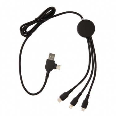 Logotrade Werbegeschenke das Foto: Light-Up Logo 6-in-1 Kabel