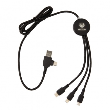 Logotrade Werbegeschenke das Foto: Light-Up Logo 6-in-1 Kabel