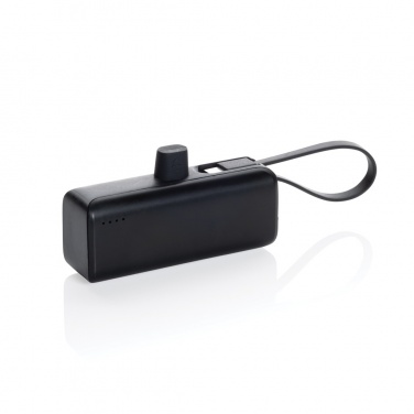 Logotrade Logogeschenke das Foto: Powerlink 3000mah Powerbank aus RCS rPlastic mit USB-C Kabel