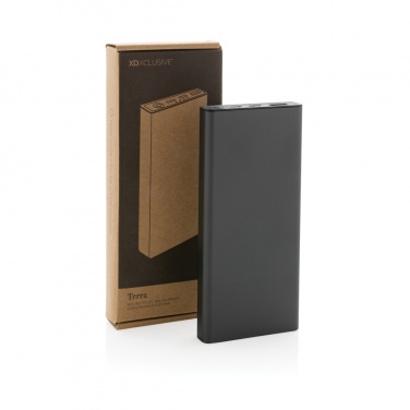 Logotrade Werbeartikel das Foto: Terra RCS recycelte 18W-Aluminium-Powerbank 10.000mAh