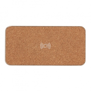 Logotrade Geschäftsgeschenke das Foto: Weizenstroh Wireless Charging Lautsprecher
