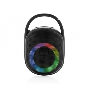 Logotrade Werbegeschenke das Foto: Lightboom 5W Clip-Lautsprecher aus RCS recyceltem Kunststoff