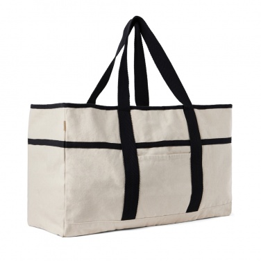 Logotrade Werbegeschenke das Foto: VINGA Volonne AWARE™ Strandtasche aus recyceltem Canvas