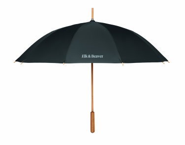 Logotrade Logogeschenke das Foto: 23,5" RPET/Bambus Regenschirm