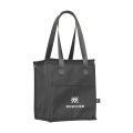 Kühltasche „Lennon“ aus recyceltem PU, Schwarz