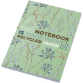 Novella Austen A5 Softcover Notizbuch aus Recyclingmaterial – 100 Blatt, Grün