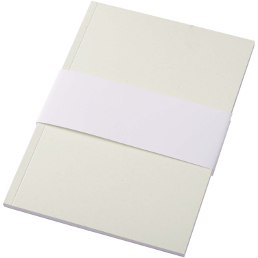 Logotrade Werbeartikel das Foto: Novella Austen A5 Softcover Notizbuch aus Recyclingmaterial – 50 Blatt