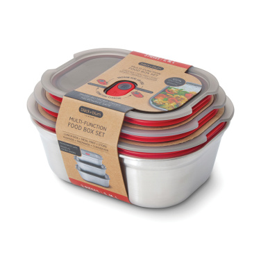 Logotrade Logogeschenke das Foto: Black+Blum 3-tlg. Mealprep Box Set - klein, medium, groß