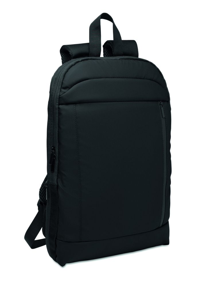 Logotrade Geschäftsgeschenke das Foto: 16" Rucksack 600D RPET