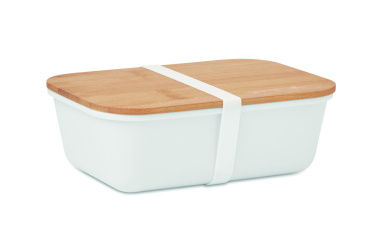Logotrade Werbeartikel das Foto: Lunchbox mit Bambus-Deckel
