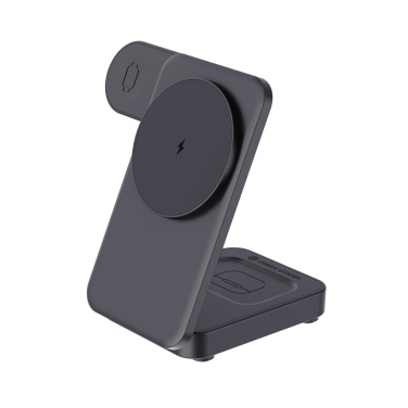 Logotrade werbemittel das Foto: Urban Vitamin Arcadia 15W 3in1 Magnet-Charger aus RCS rABS