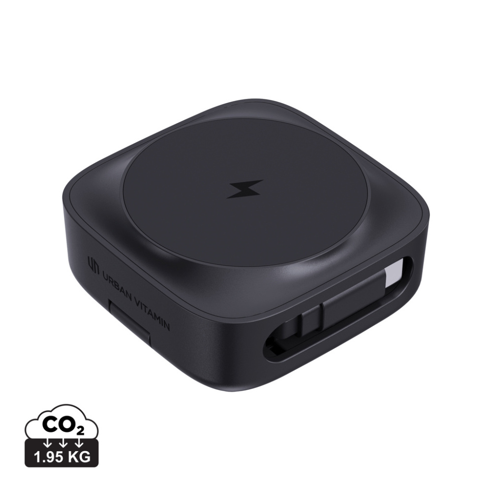 Logotrade werbemittel das Foto: Urban Vitamin Goleta 2-in-1 15W Magnetic Wireless Charger
