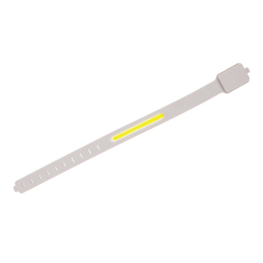 Logotrade Geschäftsgeschenke das Foto: Lumi Sprint wiederaufladbares LED Lauflicht aus RCS rec. ABS