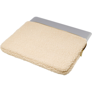 Logotrade Werbeartikel das Foto: Bear 13" GRS-recycelte Sherpa Laptophülle 2 L