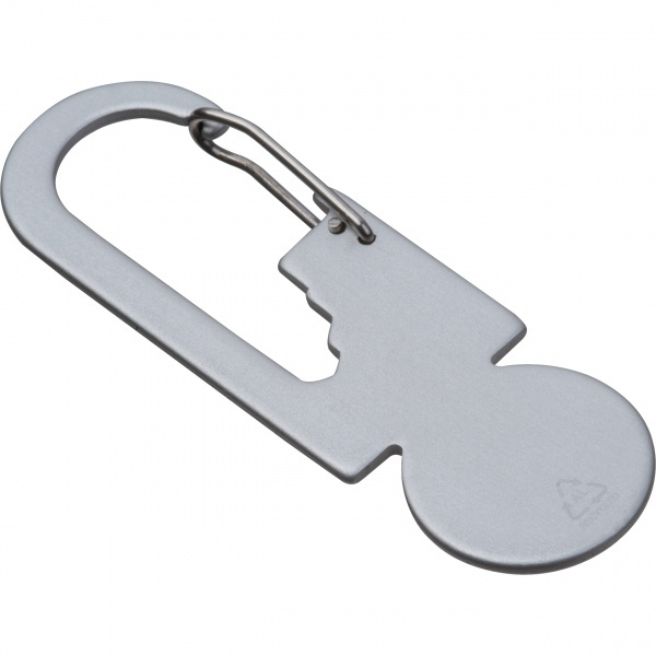 Logotrade Firmengeschenke das Foto: Multitool mit Einkaufswagenchip GIBRALTAR