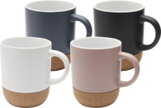 Billie 300 ml Sublimation Keramiktasse mit Korkdetails