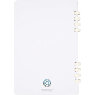Logotrade Werbeartikel das Foto: Fil A5 Hardcover RCS recyceltes Spiralnotizbuch