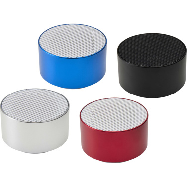 Logotrade Geschäftsgeschenke das Foto: Ankaa 3 W Bluetooth® Lautsprecher aus recyceltem Aluminium