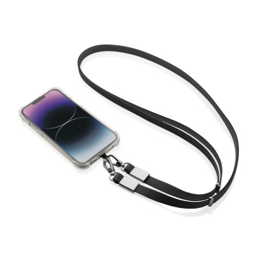 Logotrade Werbegeschenke das Foto: Nivo Crossbody-Handyband aus RCS recyceltem PET