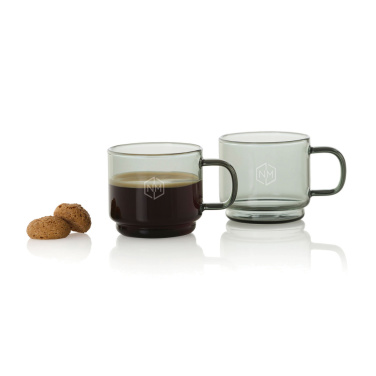 Logotrade Firmengeschenke das Foto: AdHoc Impact Espressotassen 70ml, 2er-Set