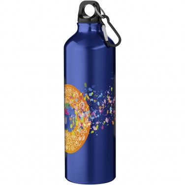 Logo trade corporate gifts picture of: Oregon 770 ml aluminium water bottle with carabiner