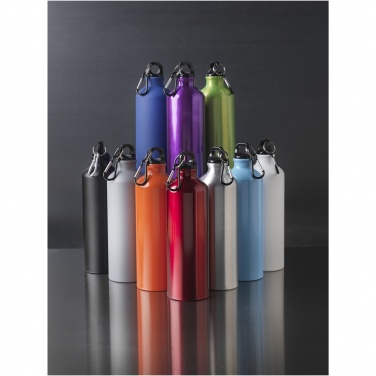 Logotrade promotional item picture of: Oregon 770 ml matte water bottle with carabiner