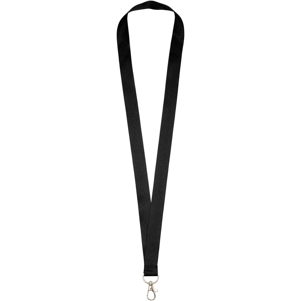Logo trade business gifts image of: Impey lanyard with convenient hook