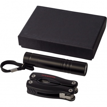 Logotrade promotional item image of: Scout multi-function knife and LED flashlight set