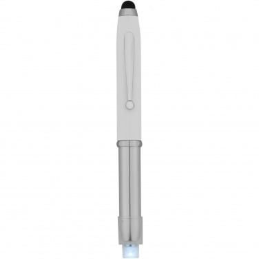 Logo trade promotional gift photo of: Xenon stylus ballpoint pen with LED light