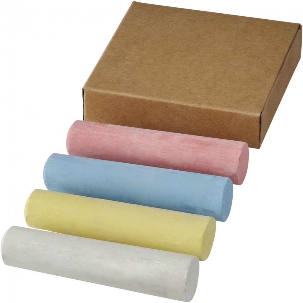 Logo trade promotional item photo of: Screech 4-piece chalk set