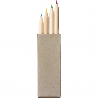 Logotrade corporate gift image of: Tullik 4-piece coloured pencil set