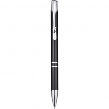 Logotrade promotional gifts photo of: Moneta aluminium click ballpoint pen (blue ink)