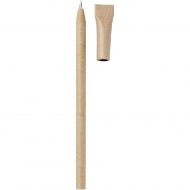 Logo trade business gifts image of: Asilah recycled paper ballpoint pen