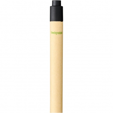 Logo trade promotional merchandise picture of: Berk recycled carton and corn plastic ballpoint pen