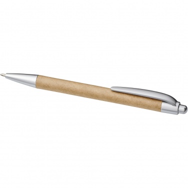 Logo trade advertising product photo of: Tiflet recycled paper ballpoint pen