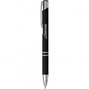 Logotrade promotional product image of: Moneta soft touch ballpoint pen