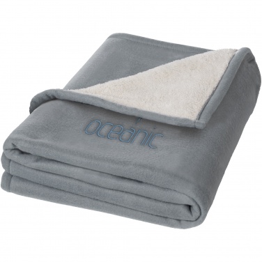 Logotrade corporate gift picture of: Springwood soft fleece and sherpa plaid blanket