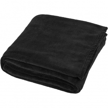 Logo trade promotional products image of: Bay extra soft coral fleece plaid blanket