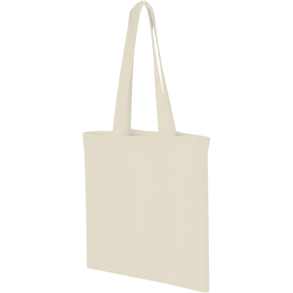 Logo trade promotional items image of: Carolina 100 g/m² cotton tote bag 7L