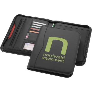 Logotrade business gift image of: Ebony A4 zippered portfolio