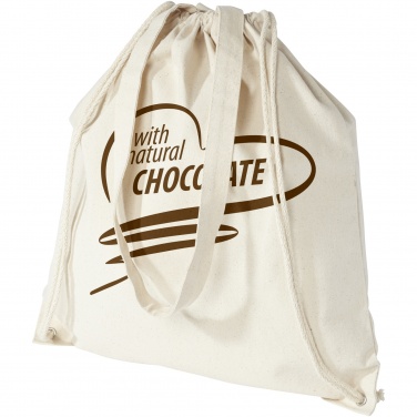 Logotrade promotional items photo of: Eliza 240 g/m² cotton drawstring bag 6L
