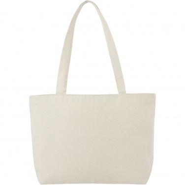 Logotrade promotional merchandise photo of: Ningbo 320 g/m² zippered cotton tote bag 15L