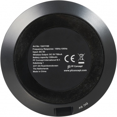 Logotrade promotional items photo of: Fiber 3W wireless charging Bluetooth® speaker