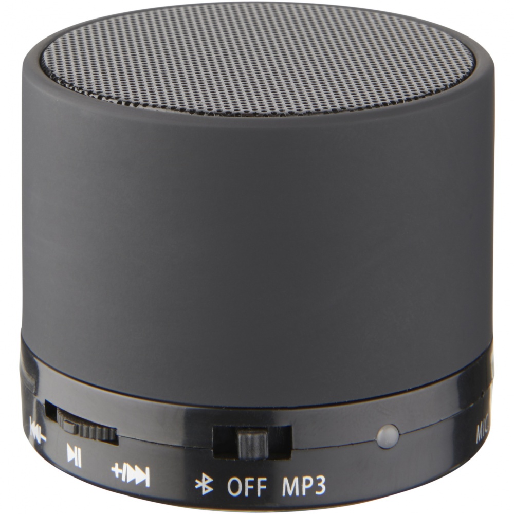 Logo trade promotional giveaway photo of: Duck cylinder Bluetooth® speaker with rubber finish