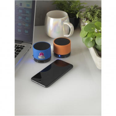 Logo trade promotional gifts picture of: Duck cylinder Bluetooth® speaker with rubber finish