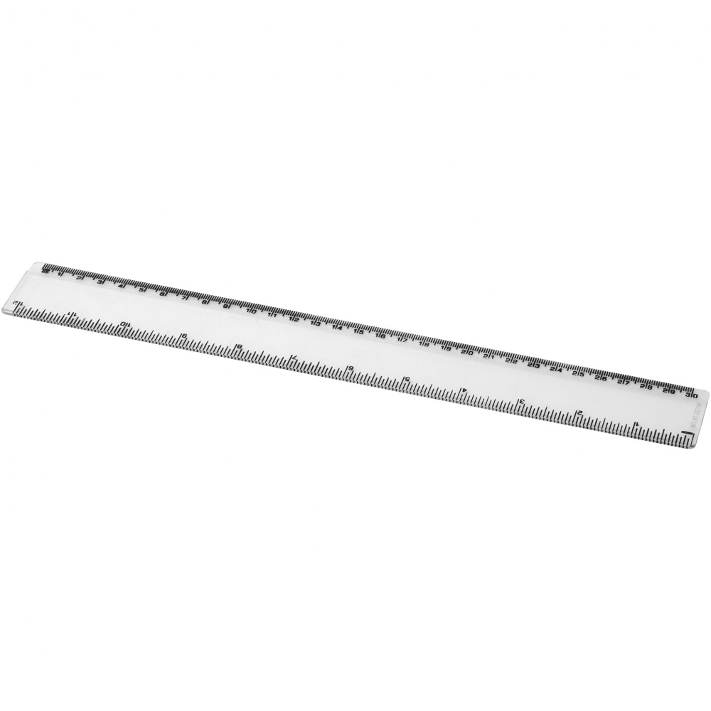 Logotrade advertising product image of: Renzo 30 cm plastic ruler